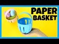 How to Make a Paper Basket - Easter paper craft idea How to Make a Paper Basket - Easter paper craft idea