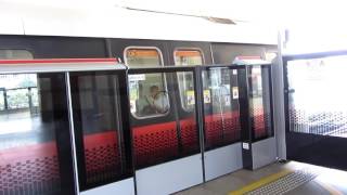 Reupload: SMRT North South Line Off Peak Trains at NS9 Woodlands on 7 March 2013