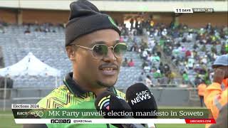 Elections 2024 | MK Party launches its manifesto: Canny Maphanga reports
