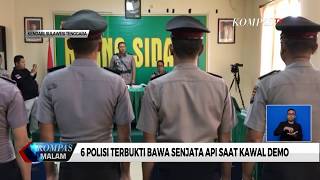 6 Polisi Terbukti Bawa Senjata Api Saat Kawal Demo Mahasiswa di Kendari