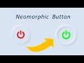 Neomorphism Button Switch OFF / ON | HTML and CSS | Dynamic Coding With Amit