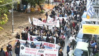 Πάτρα: Πολύ μεγάλη απεργιακή συγκέντρωση και πορεία - Χιλιάδες στους δρόμους