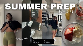 Summer Prep Week 13 | June fitness goals, 5k training, staying on track