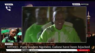 ActionSA party leaders Ngobeni, Gafana have been hijacked