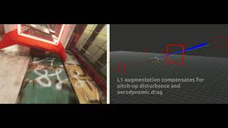 L1-Adaptive MPPI Architecture for Robust and Agile Control of Multirotors