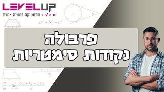 פרבולה - נקודות סימטריות #מתמטיקה #פונקציות #פרבולה