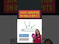 Shake Animation on Invalid Inputs (HTML & CSS only) - #shorts