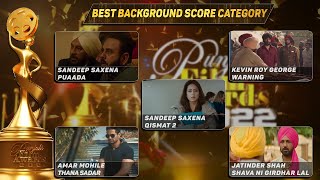 Nominations in the PFA 2022 - BEST BACKGROUND SCORE CATEGORY