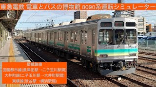 東急電鉄 電車とバスの博物館 8090系運転シミュレーター by:クロッキー