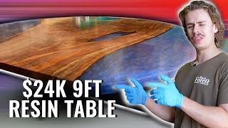 Making a $24k Round Resin Table