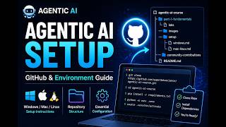 ⚙️ Agentic AI Setup Guide | GitHub Repo, Environment & Essential Configuration
