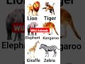 Animal name l wild animals l animals name in English l जंगली जानवरों का नाम #animals #animalsname