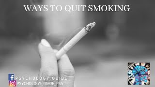 Ways to Quit Smoking #cigarette #smokingboy #smoker #counselingpsychology #therapy #addiction