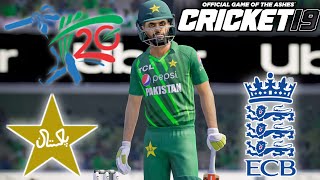 Pakistan vs England 7th T20 Lahore Gaddafi Stadium  2022 - Pak vs Eng T20I 2022 - Cricket19 Gameplay