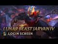 Lunar Beast Jarvan IV | Login Screen - League of Legends