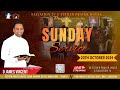 SUNDAY 2ND SERVICE LIVE | 20.10.2024 | MESSAGE BY PASTOR. D JAMES VINCENT | ESTHER PRAYER HOUSE