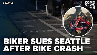 Seattle cyclist sues city after crash leaves him battling brain injury and life changes