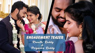 Engagement Teaser | Kranthi Reddy  \u0026 Priyanka Reddy | Telugu .