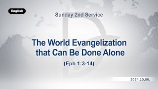 2024.10.06 Sunday 2nd Service