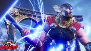 Marvel Future Revolution Thor Becomes Worthy and Defeats Laufey