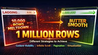 How to Render 1 Million Rows Smoothly (Frontend Performance)
