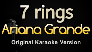 7 rings - Ariana Grande (Karaoke Songs With Lyrics - Original Key)