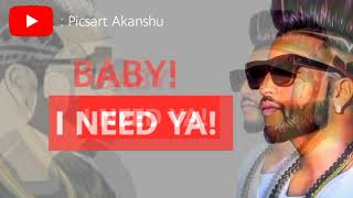 Sukhe - I need Ya | Feat Krystle D'Souza | Jaani B Pakka | Arvindr Khair | Status