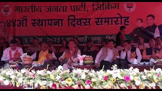 Tseten Tashi Bhutia (BJP) Slams SDF and SKM Party at Rangpo Today