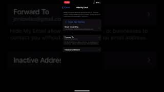 iOS 15 Hide my Email Demo
