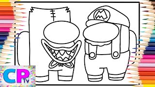 Among Us Coloring Pages/Huggy Wuggy v Super Mario/Jim Yosef & Anna Yvette - Linked [NCS Release]