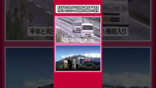 鹿児島地方気象台が九州南部の梅雨入りを発表　台風2号 31日夜にも奄美南部が強風域の可能性　鹿児島(23/05/30 11:45) #shorts