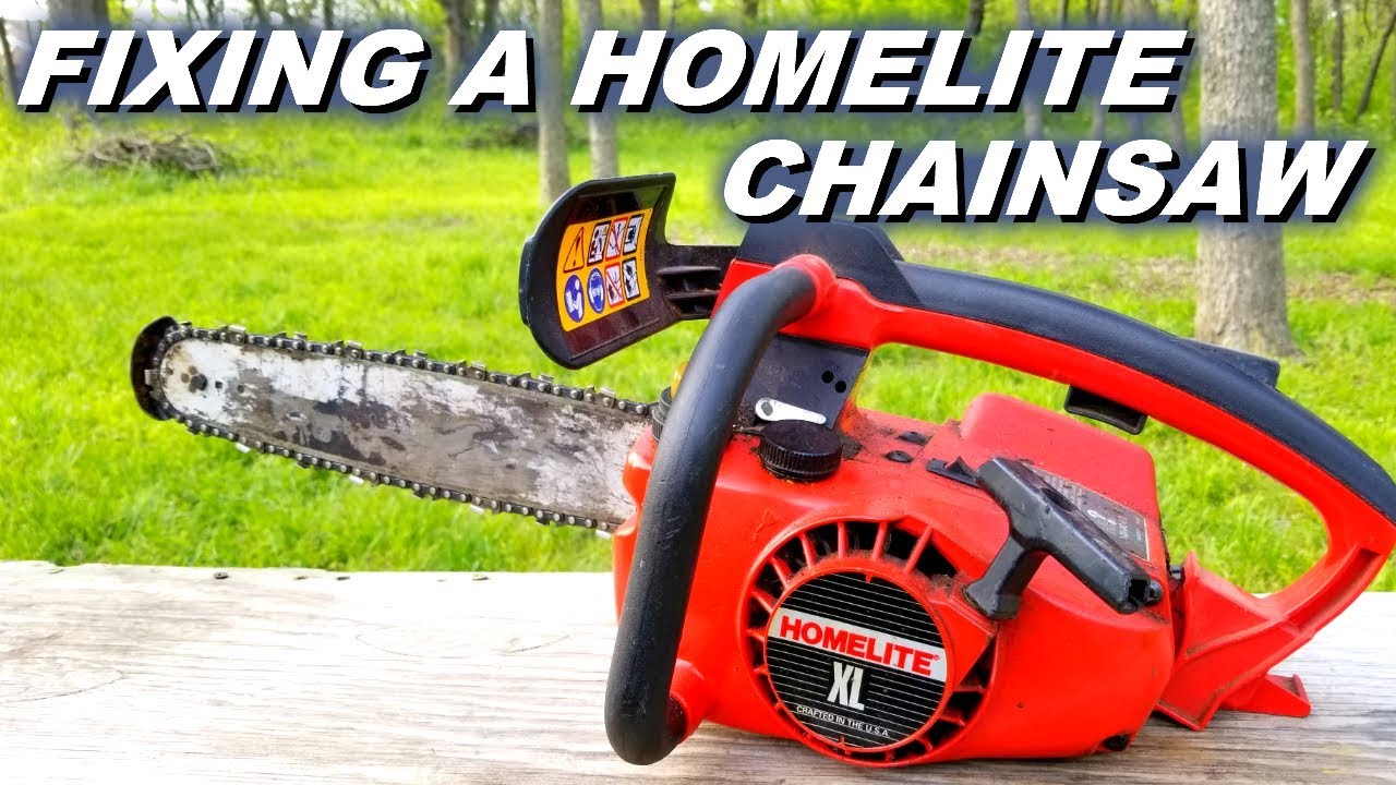 Fixing A Homelite Chainsaw Youtube