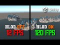 FREE Performance Optimization / Draw Call Reducer (HLOD) | Unity Tutorial