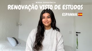 Renovação Visto de Estudante, Espanha