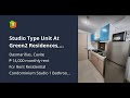 Studio Type Unit At Green2 Residences, Dasmariñas, Cavite