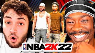 Adin & BruceDropEmOff Team Up in the NBA 2K22 Park.. (very funny)