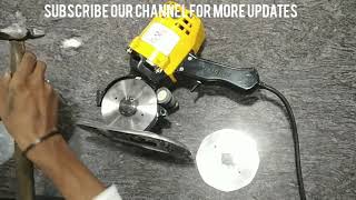 How to change cloth cutting machine knife