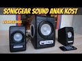 Speakers 2.1 Sound System With Super Bass SonicGear Quatro V & Bluetooth Tambahan