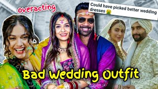 DIVYA AGARWAL \u0026 APURVA PADGAONKAR'S WEIRD WEDDING OUTFIT | RAKUL PREET COPYING KIARA ADVANI