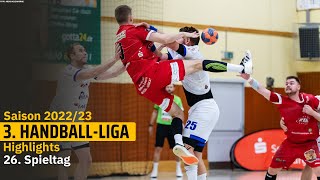 Highlights des 26. Spieltags - 3. Handball-Liga 2023/24 | SDTV Handball