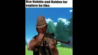 Nahida & Raiden team power
