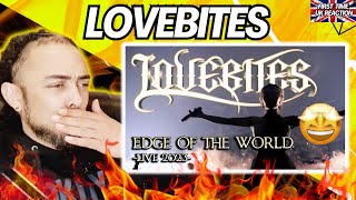 LOVEBITES  Edge of the World Live Video from Memorial For The Warrior Souls [FIRST TIME UK REACTION]