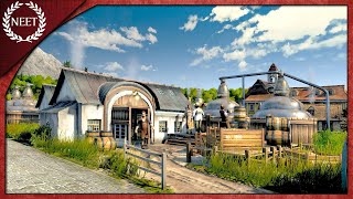 Anno 1800 - 産業時代の街づくりシミュ、酒を求める農家のために船で供給する #5 【実況】