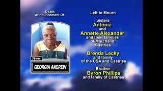 Georgia Andrew ~ Long Obituary