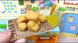 Toy mini kitchen | Konapun Cooking studio | 코나푼 쿠킹스튜디오 | こなぷん-揚げ物とオムライス