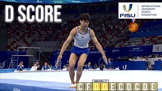 Sunghyun Ryu - D score (FX) 3'rd place -  World University Games 2023