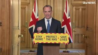 Live: Dominic Raab leads UK government's daily coronavirus briefing - 22 April | ITV News