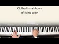 revelation song piano instrumental cover with lyrics