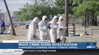 Hawaii News Now at 8:00 AM Forensic Science CSI Field Trip