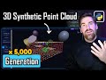 How to Generate Synthetic 3D Point Cloud Rooms with Labels (Python Tutorial)